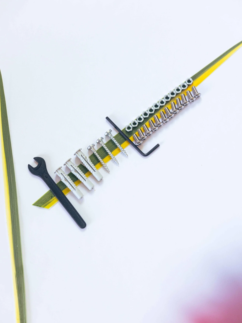 Lot de vis spécifiques au montage du rack inox 8 places