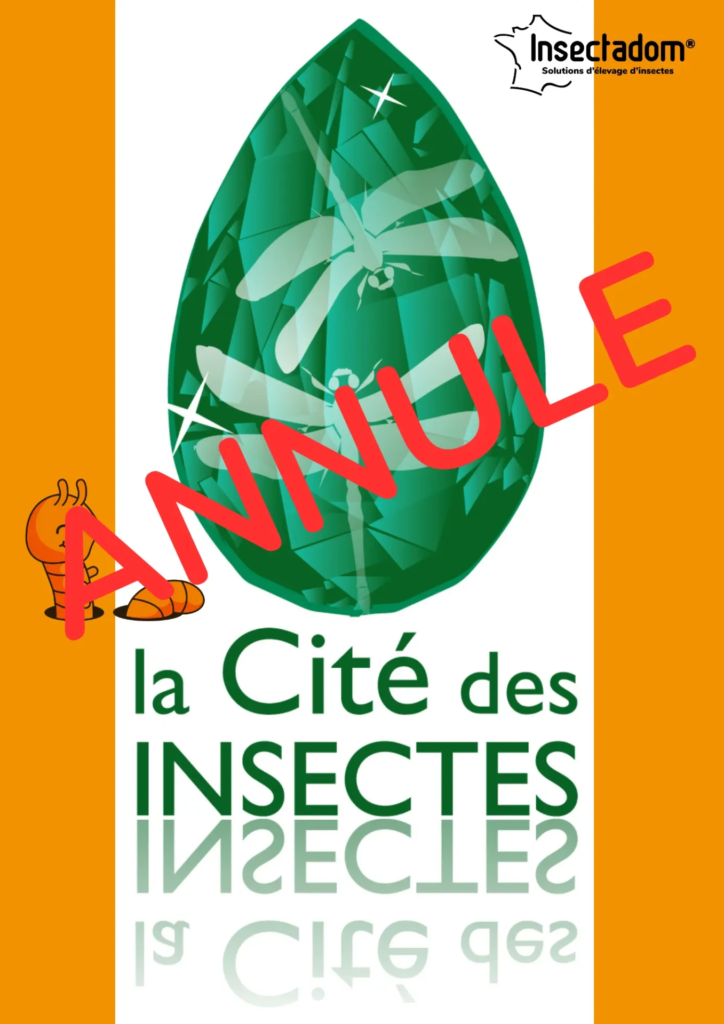 Affiche la cité des insectes annulé
